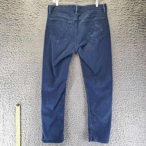 Banana Republic Jeans Mens 31x30 Blue Traveler Slim Fit Stretch Denim *Read* - Picture 12 of 13